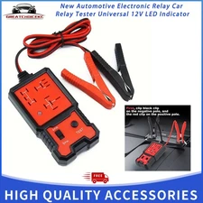 Automotive Electronic Relay Car Relay Tester Universal 12V LED Indicator New