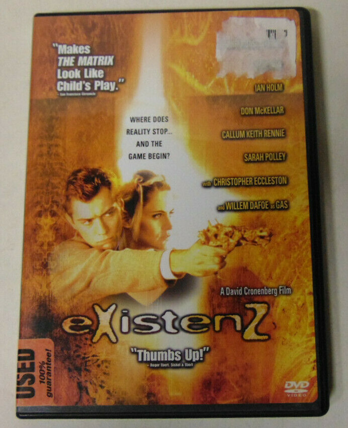 eXistenZ DVD A David Cronenberg Film Jude Law Willem Dafoe | eBay