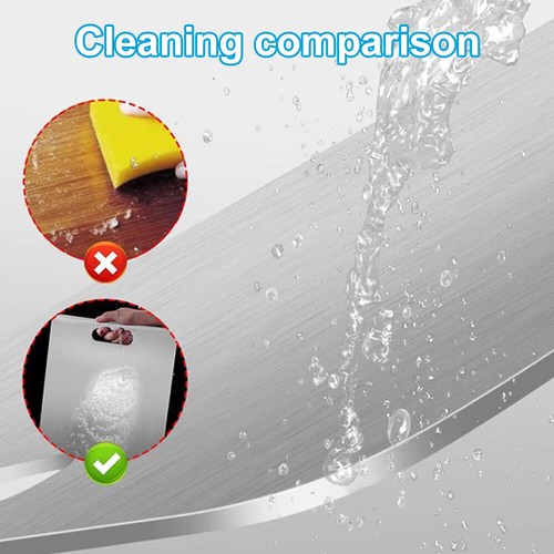 Tablas de cortar de titanio de doble cara tabla de cortar de titanio para cocina camping - Imagen 15 de 19