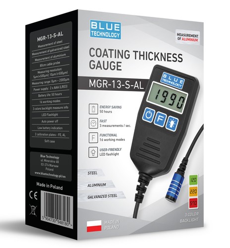 Coating thickness meter Lackdickenmesserte paint sensor MGR-13-S-AL - Picture 1 of 10