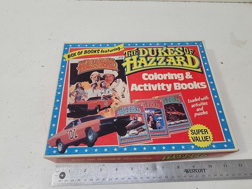 VINTAGE SELTEN DIE HERZÖGE VON HAZZARD MAL- & AKTIVITÄTSBÜCHER SET 1982 - Bild 2 von 16