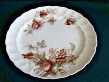 Johnson Brothers England Harvest Time Multicolor Brown 11 7/8x9 3/4 Oval Platter