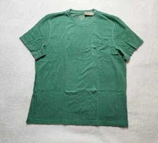 New men's XL J Crew vintage wash cotton pocket t-shirt in Pale Peacock green