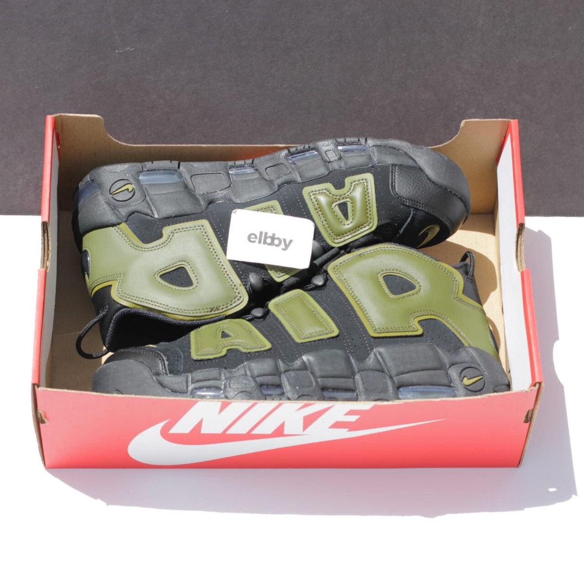 Nike Air Uptempo ‘96  Black and Olive Nike Air More Uptempo  main image 2