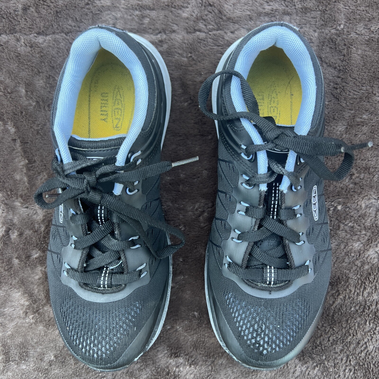 Scarpe sneakers antinfortunistiche da lavoro Keen donna Utility Vista Energy punta fibra di carbonio 8 M