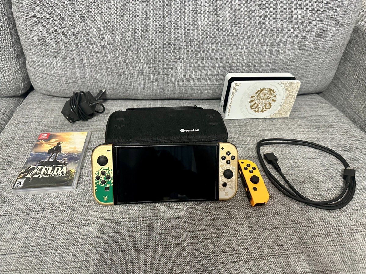 Nintendo Switch OLED Zelda Edition Bundle – Rare, Barely Used