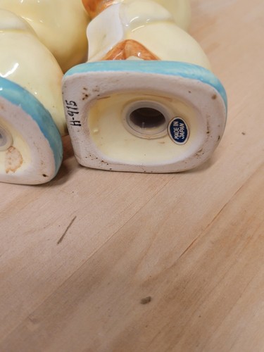 Vintage Baby Ducks Salt & Pepper Shakers H-915 Made in Japan - Picture 10 of 12