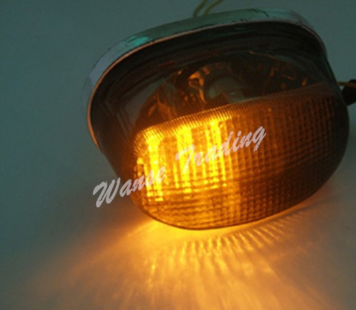 Tail Turn Signals Led Light Smoke Fit 2005 2006 2007 2008 SUZUKI Boulevard M50 - Picture 4 of 5