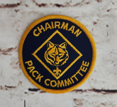 BSA Boy Scouts, Cub Scouts, Chairman Pack Committee Patch, Pre-Owned