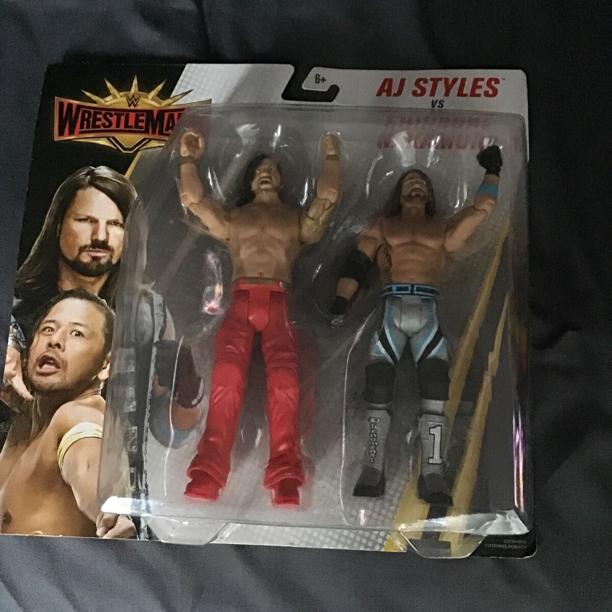  WWE Wrestlemania AJ Styles vs Shinsuke Nakamura 2-Pack