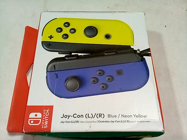 Nintendo Switch Joy-Con Pair, Neon Blue & Neon Yellow