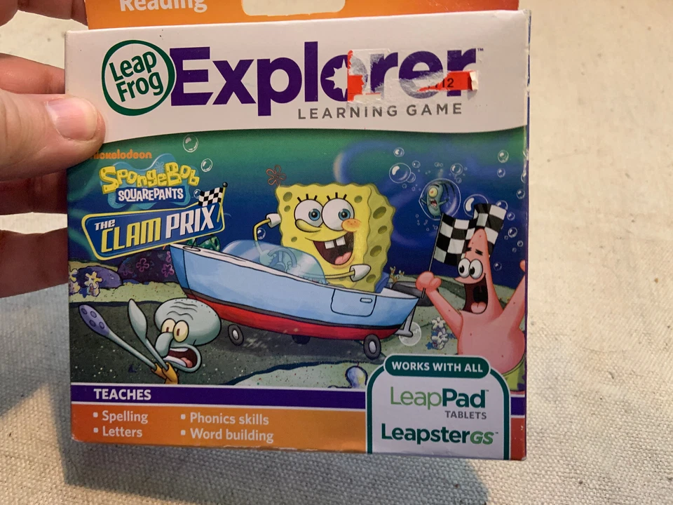 Leapfrog Explorer Learning game - Sponge Bob - the Clam Prix - New Sealed - Image 2 of 4