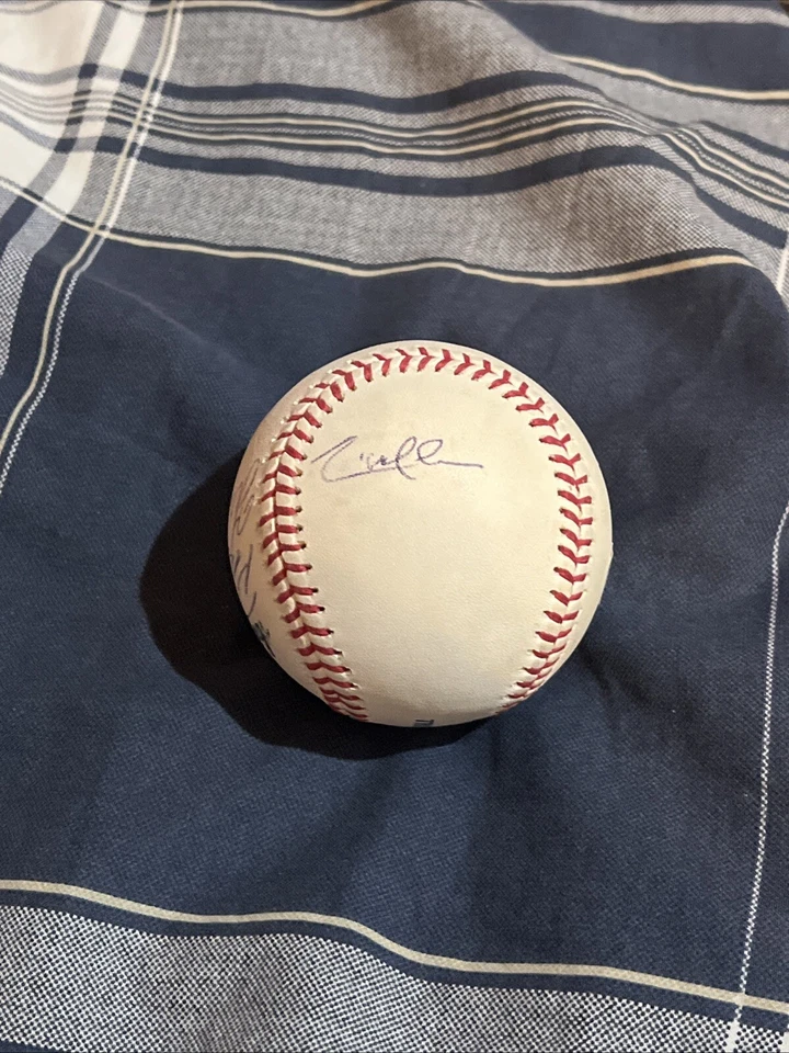 Patrick Corbin AJ Pollack Arizona Diamondbacks +1 béisbol firmado JSA Foto 2 de 3