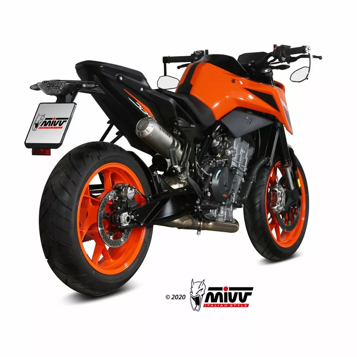Mivv Ktm 890 Duke 2021 Exhaust Motorcycle Slip On Silencer Mk3