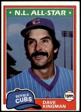 Dave Kingman #450 1981 Topps