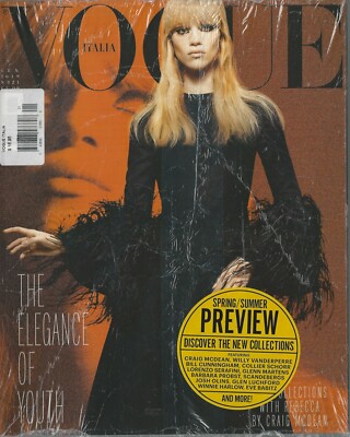 VOGUE Italia Magazine 821 January 2019 Rebecca Leigh Sealed in