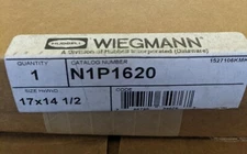 Wiegmann (Hubbell Inc) N1P1620 17x14 1/2 Back Panel