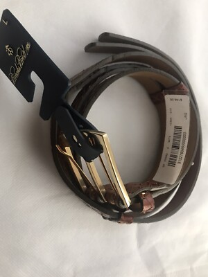 NWT Brook Brothers Authentic Python Leather Women Belt  display picture 3