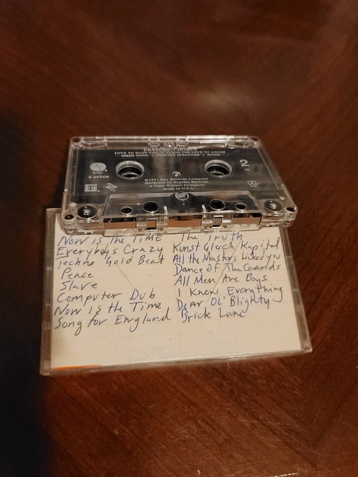 Erasure – Chorus (1991, Original Cassette, Sire 9 26668-4) Vintage Foto 4 de 4