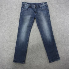 Vigoss Jeans Women's 10 Blue Dark Wash Straight Leg Jeans