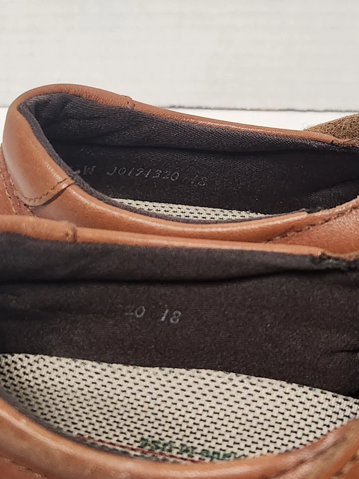 Zapatos cómodos mocasines SAS Roamer para mujer talla 6 W cuero marrón hechos en EE. UU. Foto 3 de 4