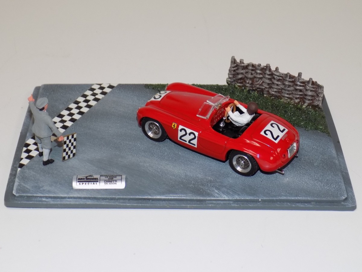 ミニカー ART MODEL Ferrari 166 MM Spyder 1/43 1/43 Art Model Ferrari 166 MM Spider Car #22 1949 24 of