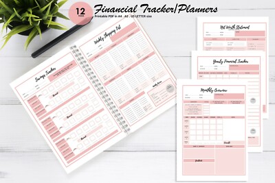 Printable Financial Planner in A4, A5 and US Letter size PDF | eBay