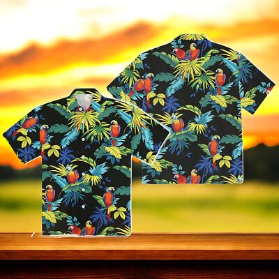 PWA EXPLORERS L/S SHIRT Ｌサイズ Max Payne Summer Hawaiian Shirt Short Sleeve Summer Beach Size S