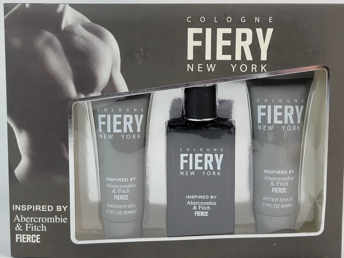 Fiery New York Cologne Aftershave Shower Gel Inspired Abercrombie Fitch