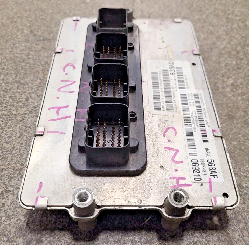 Dodge Magnum Chrysler 300 2006 unidad de control del motor 5,7 L AT ECU 04896568AF Foto 4 de 4