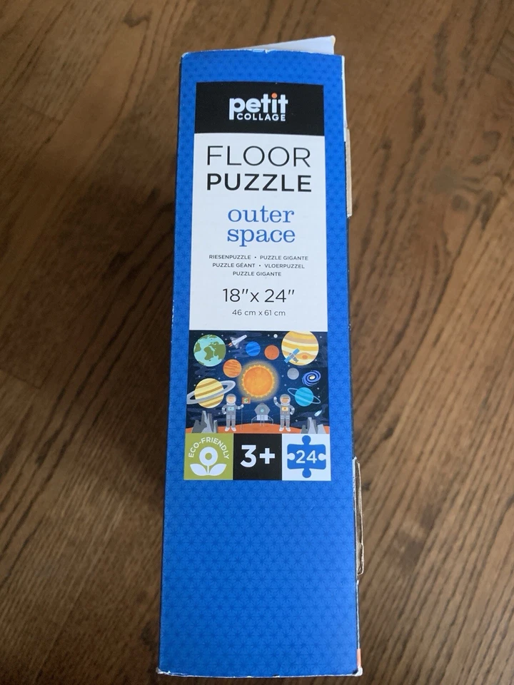 Petit Collage Floor Puzzle Outer Space 24 Pieces | Large Puzzle for Kids | Co... - Image 4 of 4