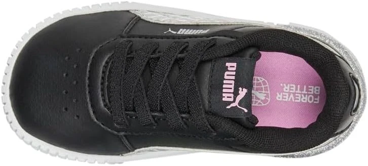 Puma Girl's Carina 2.0 Toddler Lace Up Sneakers Shoes Casual ~ Black - Image 4 of 4