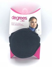 Degrees By 180s Discovery Women Black Fleece Ear Warmers Ladies Earmuffs Muffs