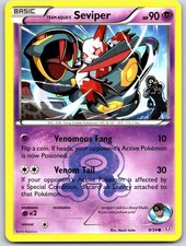 Team Aqua's Seviper 9/34 Non Holo Double Crisis NM-LP Pokemon 2015 Naoki Saito on eBay