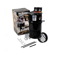 14 In. Pit Barrel Junior Charcoal Smoker Package Black-PKG1001J
