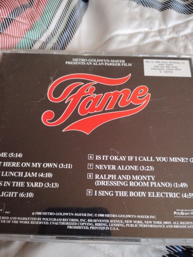 Fame (Original Soundtrack) by Various (CD, 2009) - Picture 2 of 4