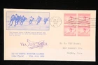 US COVER III OLYMPIC WINTER GAMES LAKE PLACID FDC SCOTT 716 BLOCK OF 4 EDGERLY