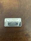 One Troy Ounce 1 Troy Oz .999 Fine Silver Bar Bullion - California Gold Rush