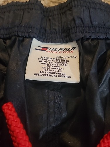 Pantaloni a vento vintage blu Tommy Hilfiger atletica full zip lati taglia XXL - Foto 5 di 11