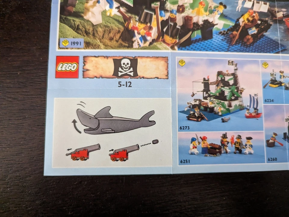 Vintage (1991) LEGO Product PIRATES Sets Poster - RARE - Image 3 of 4
