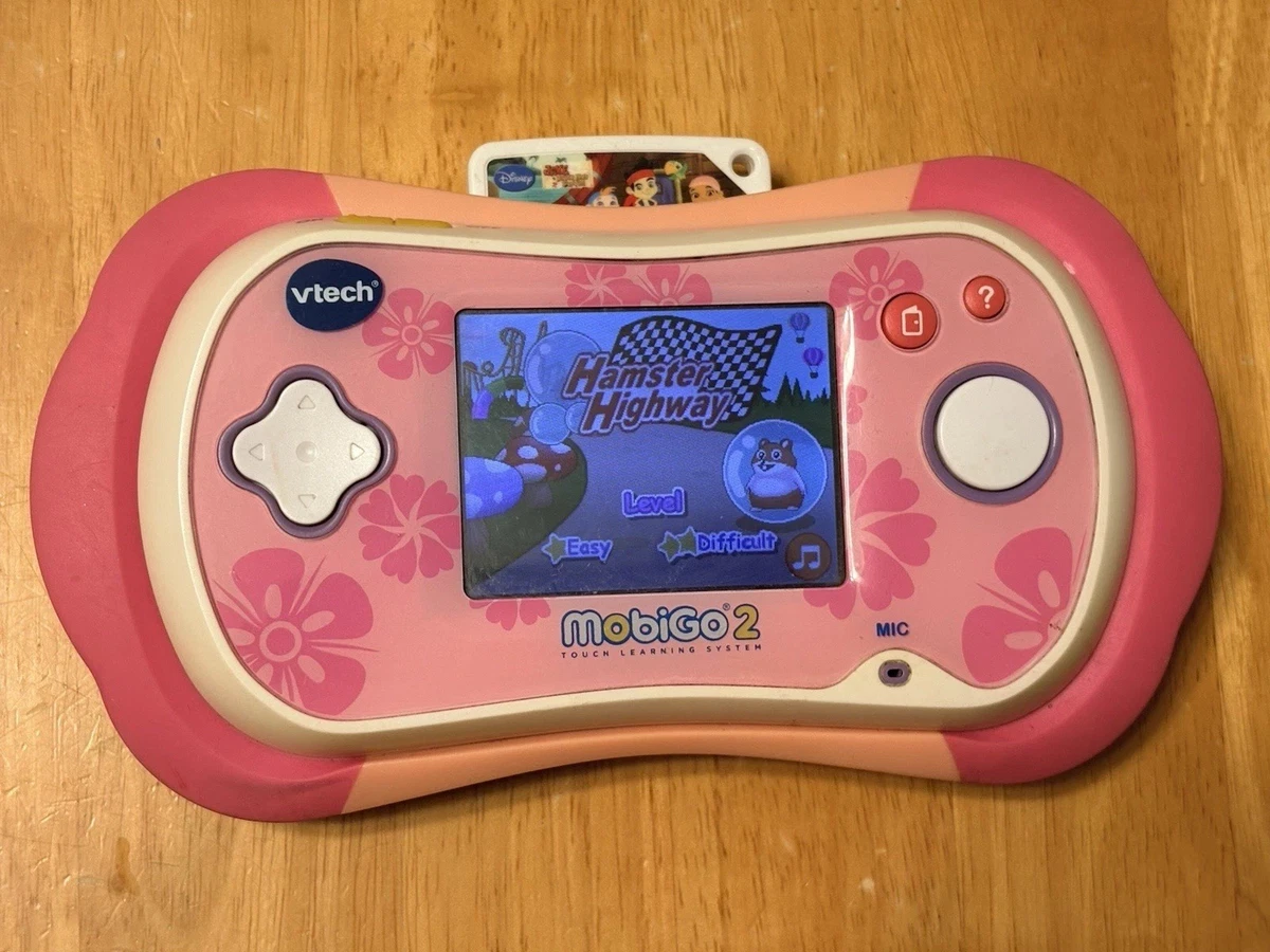 Console Mobigo V2 Rose + Jeu éducatif Raiponce