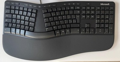 Microsoft Ergonomische Schweizer Tastatur Ergomonic Keyboard Model-Nr.: LXN-0007