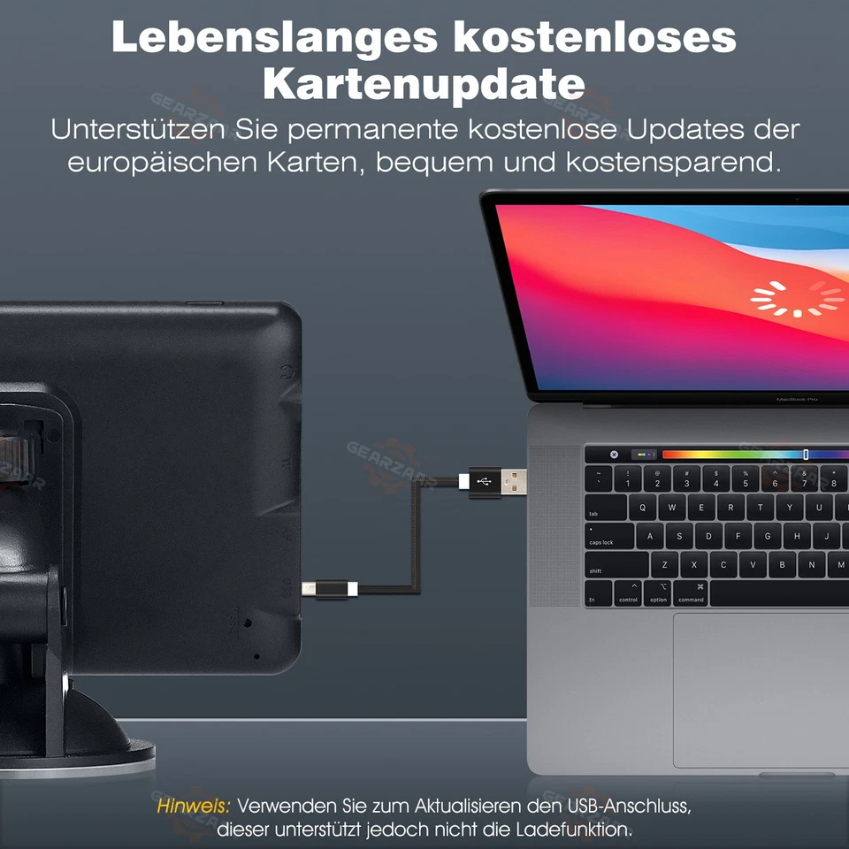 5 Zoll Navigationsgerät GPS NAVI Mit TF T-Touchscreen Auto LKW PKW Navi 8G+128MB - Bild 3 von 4