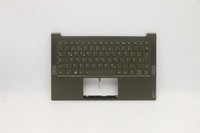 Lenovo Ideapad 7 14ITL05 Tastatur Handauflage Top Abdeckung Deutsche Dunkel Moos
