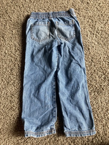 Lot Of 4 (Four) Boys Blue Jeans Elastic Waist Distressed GUC Circo 3-5T, 1-4T - Picture 9 of 22