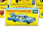 Vintage 1960s Lesney Matchbox #46 MERCEDES 300 SE COUPE Original BOX ONLY Nice!