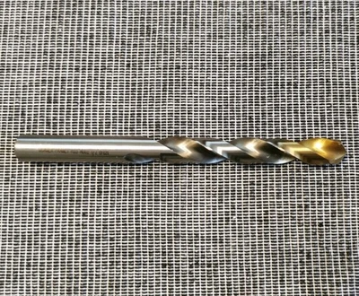 DORMER A002 1/2" HSS STRAIGHT SHANK JOBBER DRILL - TiN TIPPED