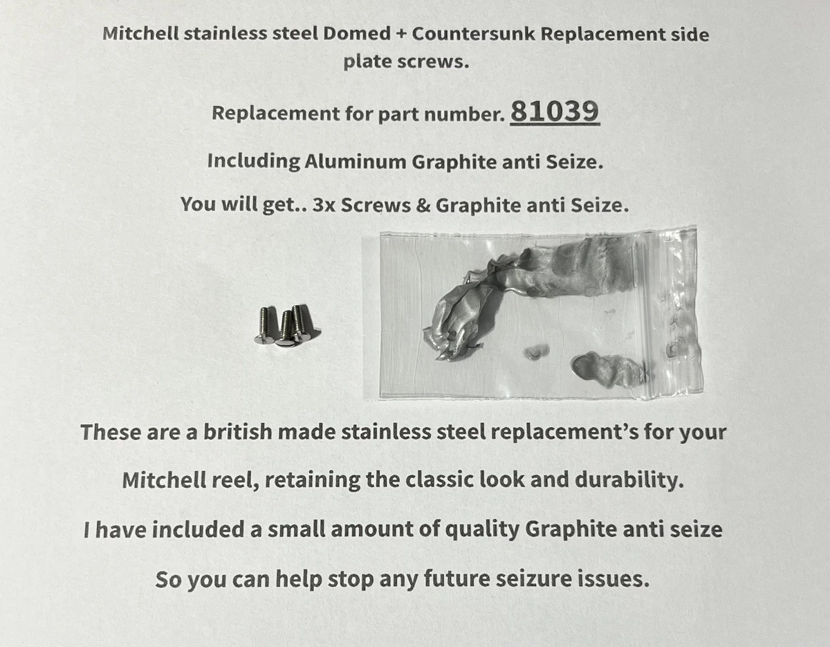 Pièce Détachée D'origine Pour Moulinet Mitchell - Référence 83462 - Neuf Sous Sachet Zip