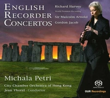 Michala Petri - English Recorder Concertos [New SACD]