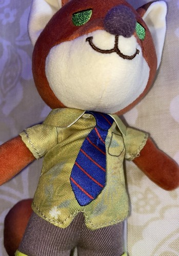 Disney Nick Wilde nuIMOs Plüschpuppe 7,5 Zoll Shirt gelbe Stiefel - Bild 5 von 18